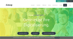 Desktop Screenshot of d-velop.de